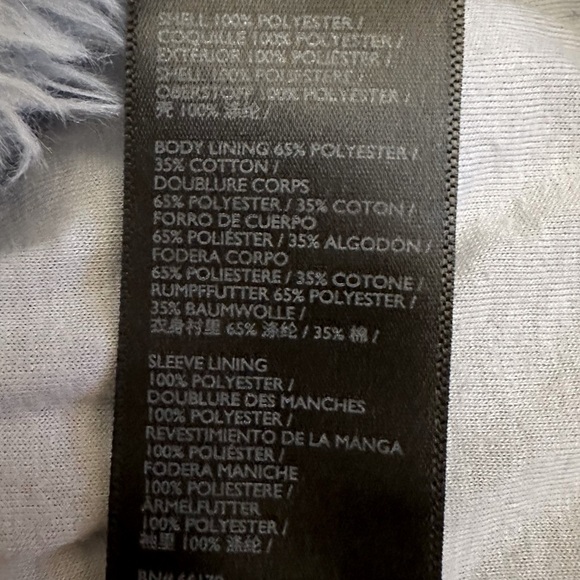 Urban Outfitters BDG Cropped Teddy Hoodie Jacket Size Small Baby Sky Blue - Picture 10 of 14